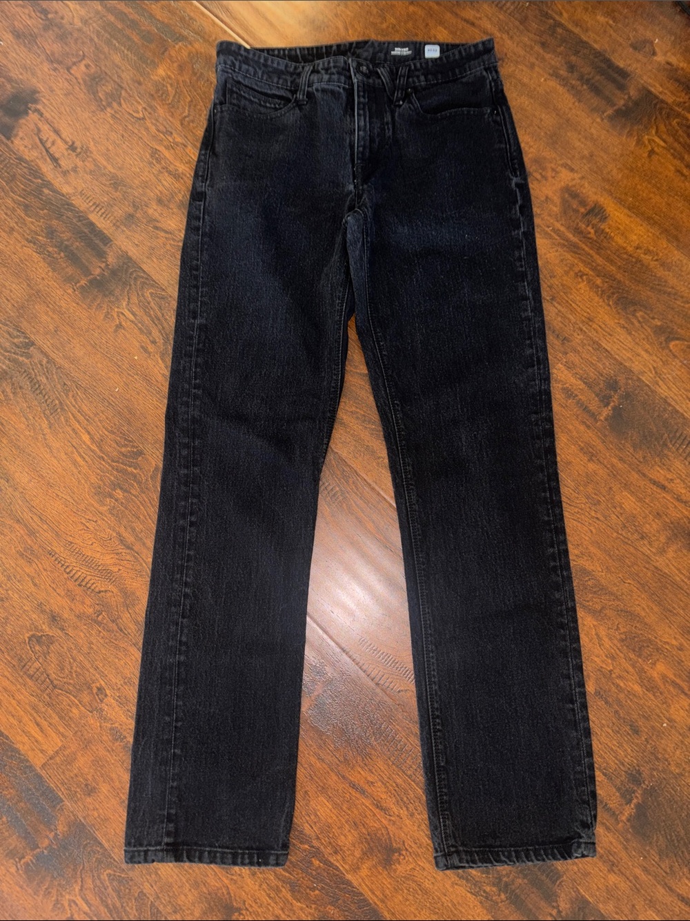 Volcom Women's Straight Black Denim Jeans
